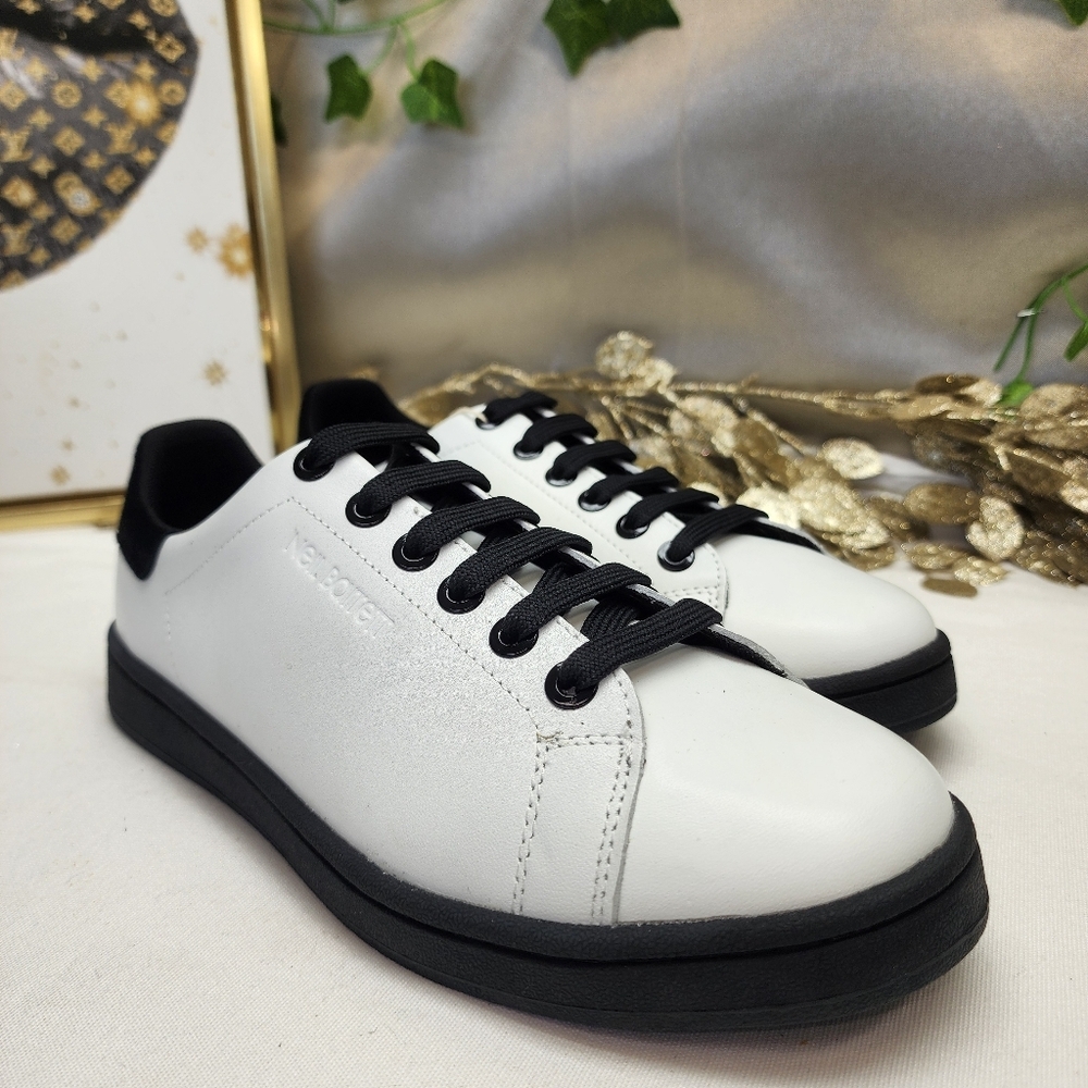 NIB Neil Barrett Leather TENNIS TRAINER Sz 5/38 Unisex Womens Size 8